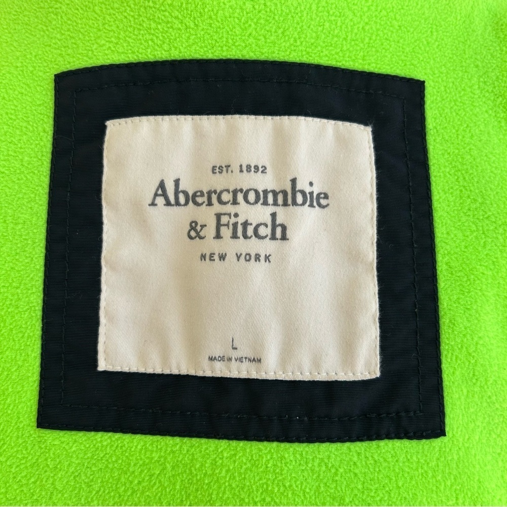 Abercrombie & Fitch Blue Ski Jacket with High Collar and Hood - Picture 5 of 11